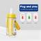 PVC portatif BPA de réchauffeur de bouteille de voyage d'USB de lait maternel libre pour l'alimentation de nuit