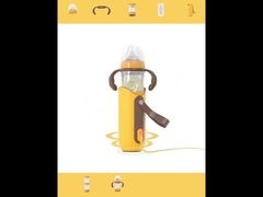 biberon en verre nouveau-né de la formule 240ml 5 dans 1 PVC libre