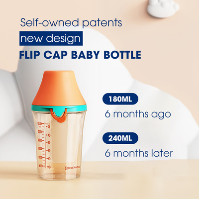 mamelon anti LFGB colique d'écoulement de Flip Cap Baby Bottle Fast de triangle de 150ml PPSU