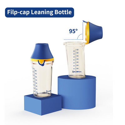 Natual biberons coliques du plastique 180ml/240ml anti PPSU de Flip Cap Baby Bottle
