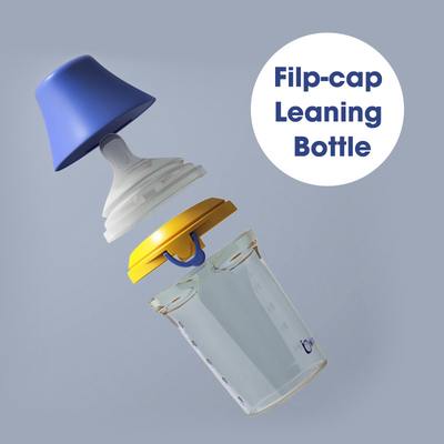anti bouteilles à lait larges coliques de pPSU du cou 180ml Flip Cap BPA libre