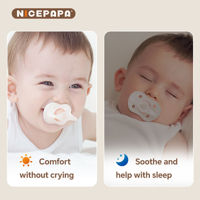 Assouvir bébé Jour et nuit Sensor émotionnel Airbag suceur anti-étouffement Suceur de sécurité 0-3 montures