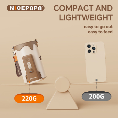 NICEPAPA vendeur chaud bouteille de thermos électrique en PU ensemble d'isolation de nuit extérieure Convient pour 90% de bouteilles de bébé