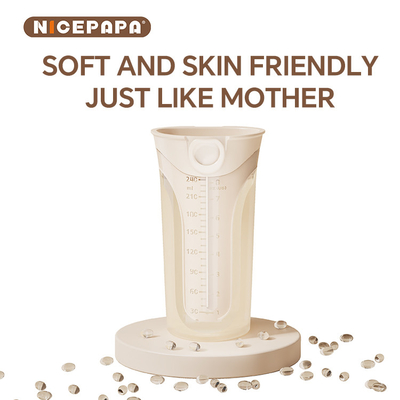 NICEPAPA FLIP-CAP Durable sans BPA, de qualité alimentaire, silicone pour bébé, épaisseur creuse, poignée facile (ouverture transversale M)