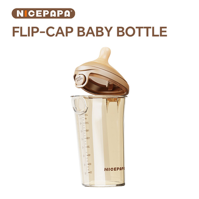 NICEPAPA FLIP-CAP PPSU biberon pour bébé de sauvetage de l' étouffement Biberon 300 ml de lait maternisé pour bébé