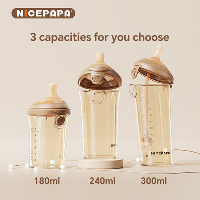 NICEPAPA FLIP-CAP PPSU biberon pour bébé de sauvetage de l' étouffement Biberon 300 ml de lait maternisé pour bébé