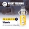 Nuit alimentant à chargeur d'USB le distributeur électrique de formule de réchauffeur de chauffage biberon 240ml de lait en verre de bébé