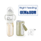 8oz/240ml 3 dans 1 bouteille d'allaitement au sein de lait en verre de thermostat avec le biberon de alimentation de nuit de distributeur de formule