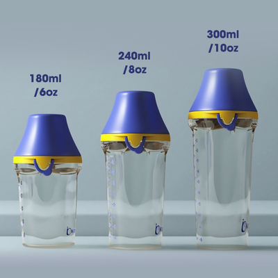 Main intéressante BPA libre du biberon un de Papa Wide Neck Flip Cap libre